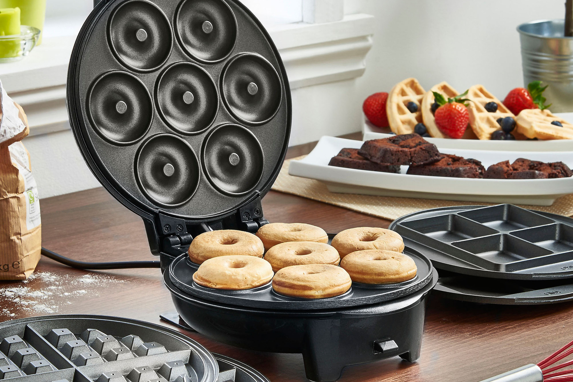 VonShef Doughnut, Brownie & Waffle Maker