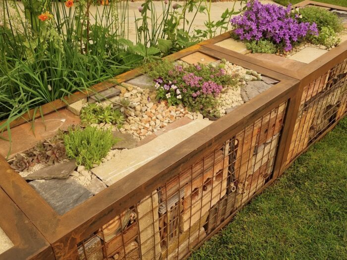 Pulp Friction Growing Skills Garden at RHS Chelsea 2024