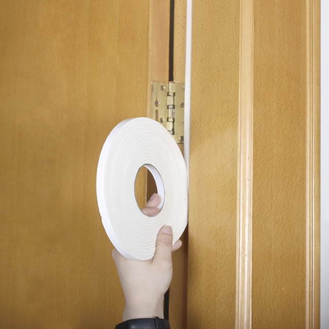 Draught excluder tape for helping with energy bills