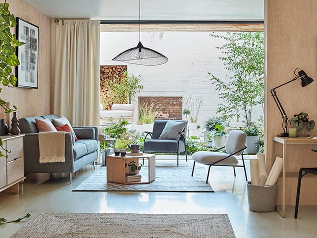John Lewis Natural Scandinavian scheme living room - 2021 trends - goodhomesmagazine.com