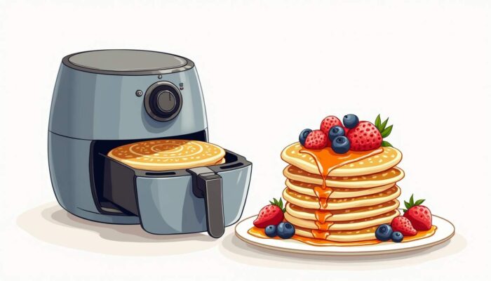 Airfryer pancakes