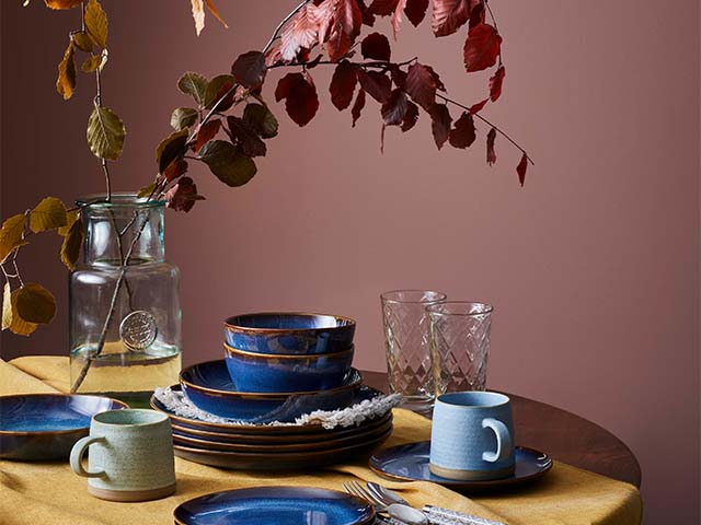 autumnal dining scheme - take a look at tesco's autumn range that launches in stores next week - inspiration - goodhomesmagazine.com