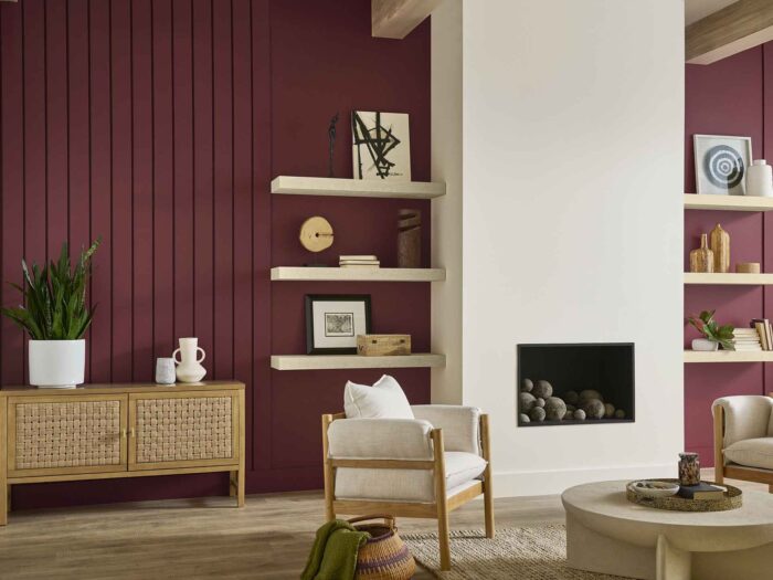 Behr's Colour of the Year 2025 is a rich, ruby red