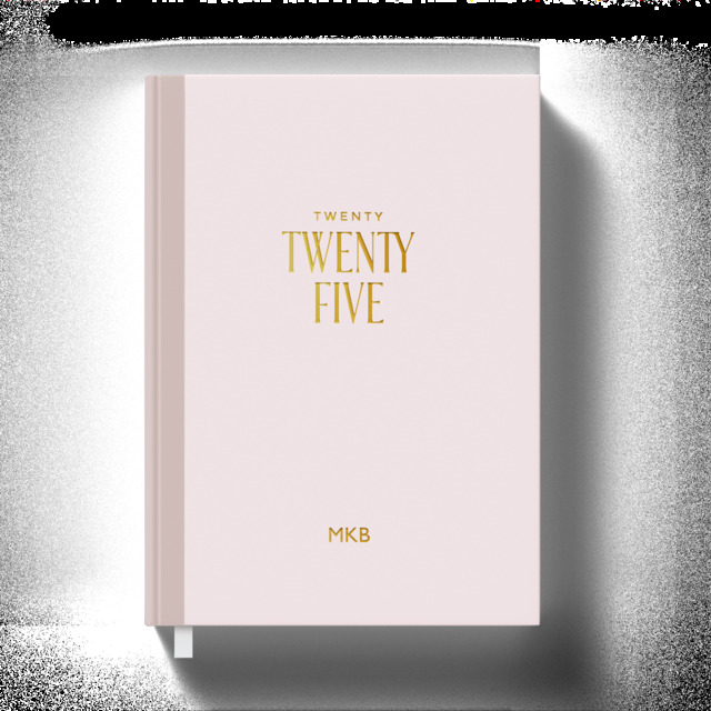 Personalised 2025 hardback A5 planner