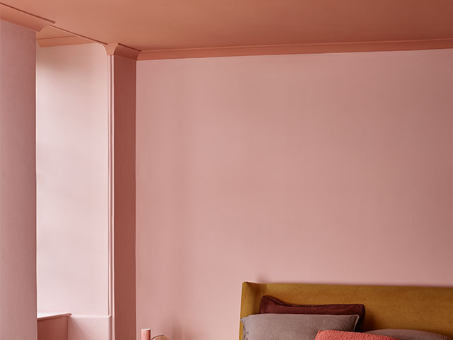 How to create a colour drenched ceiling