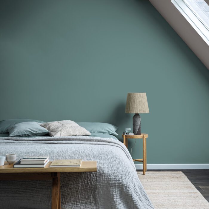 Botany Bay green bedroom colour