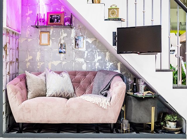 grand designs live under the stairs project living room snug - inspiration - goodhomesmagazine.com