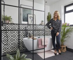 Knowing a bathroom should be as gorgeous as the rest of her home meant Jenny Haines went for beauty and practicality in her new space
