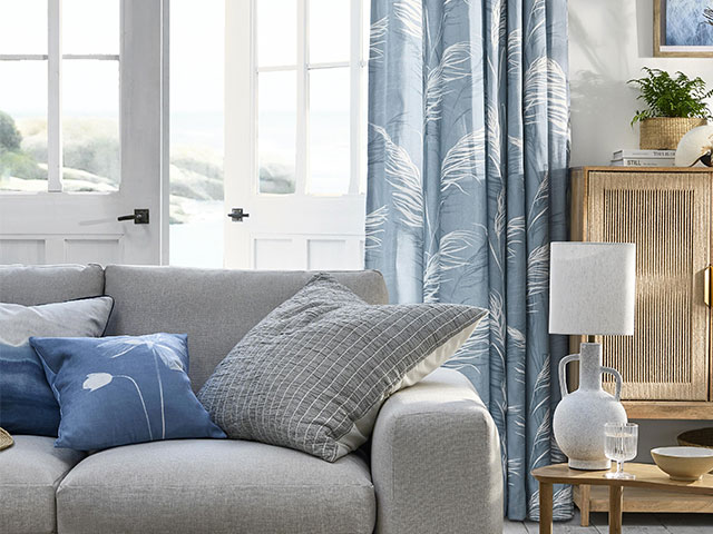 coastal decorating ideas: Introduce summery motifs and blue tones into your living room
