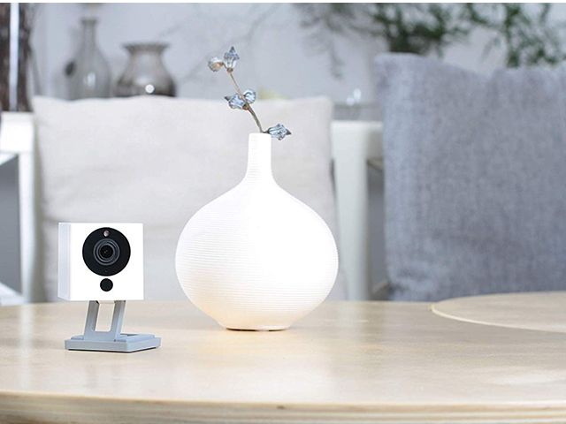 neos camera copy - buyer's guide to smart security cameras - living room - goodhomesmagazine.com