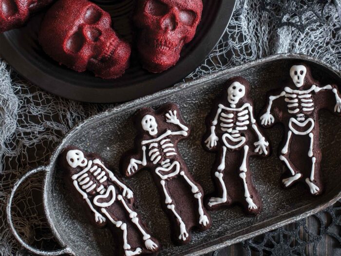 Nordic Ware's iced skeleton cakes are the ideal Halloween treat