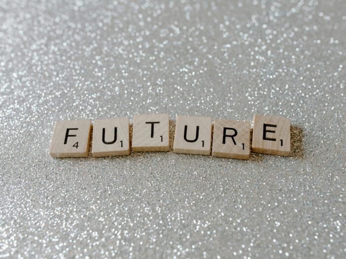 Letters spelling out the 