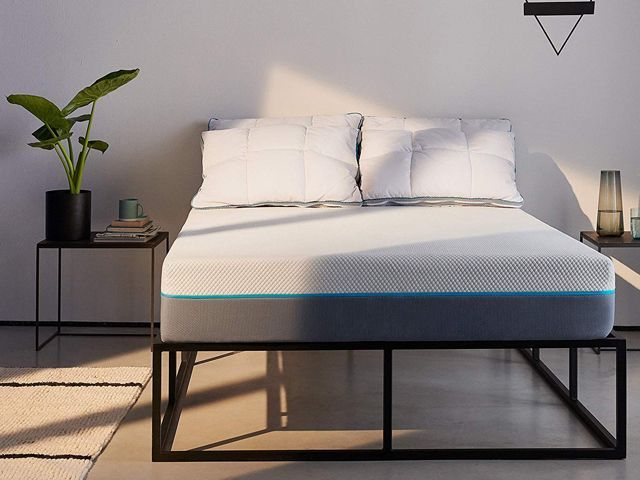 Simba mattress in bedroom with other furniture