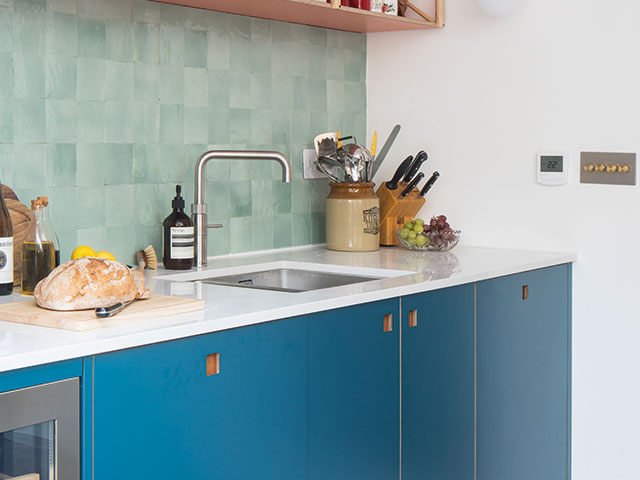 The green and blue scheme is relaxed and calming