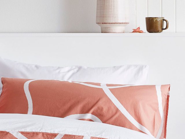 Terracotta bedding from Undercover Living
