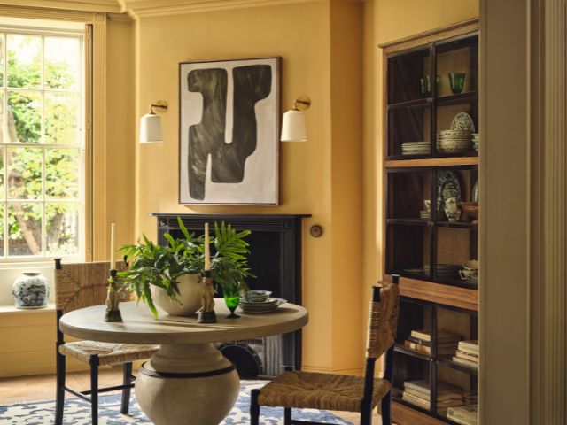 Bright and sunny dining room