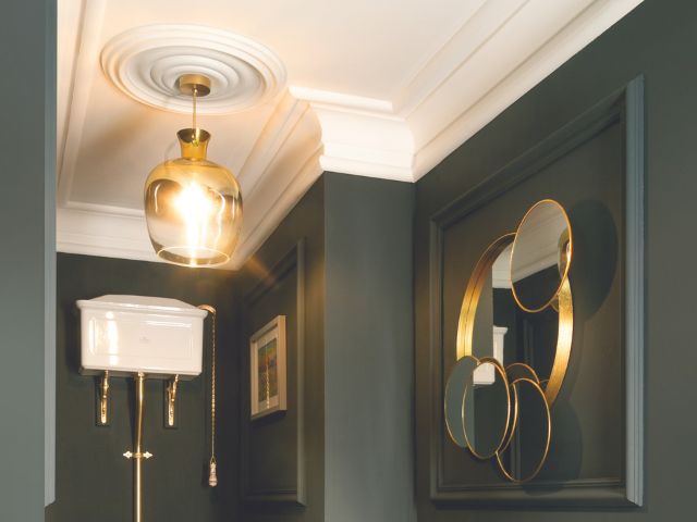 Lighting in a downstairs toilet