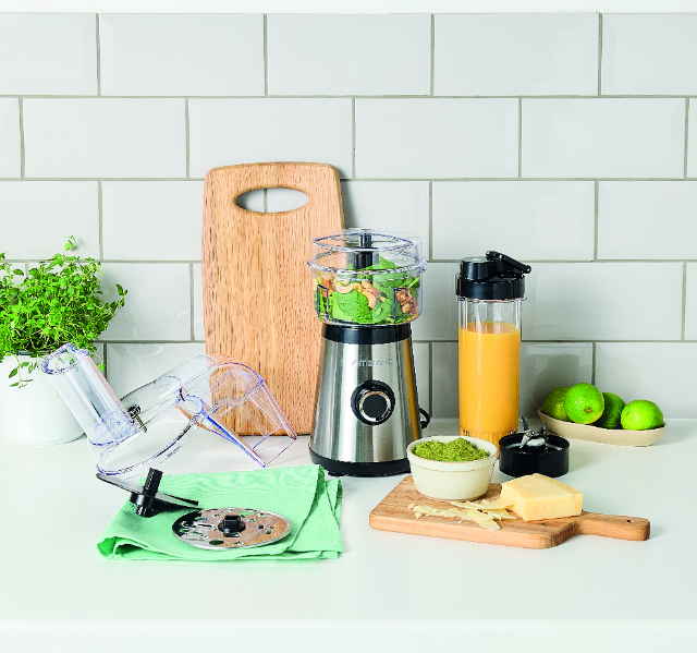 Aldi student range kitchen items on white worktop